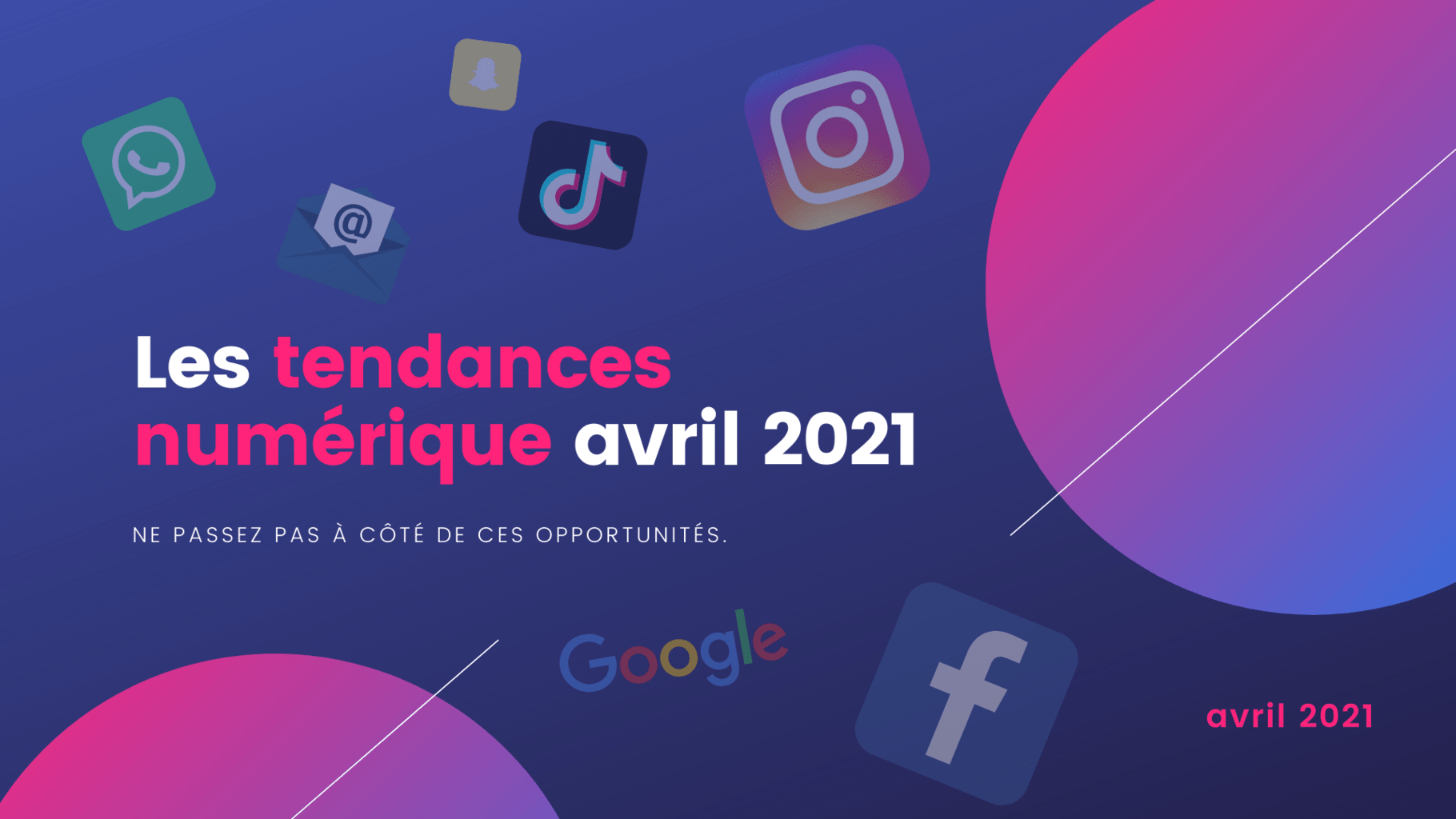 Les tendances numériques digitales marketing avril 2021 agence ideo